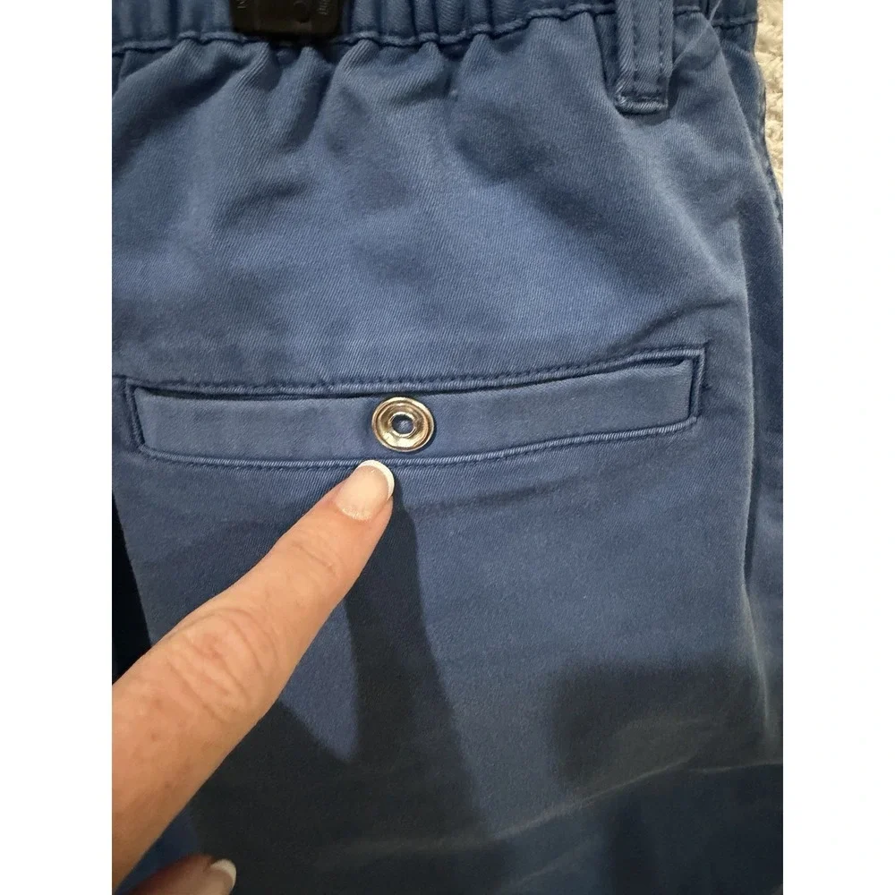 Chubbies Golf Shorts Men 2XL Blue Elastic Waist Stretch 9